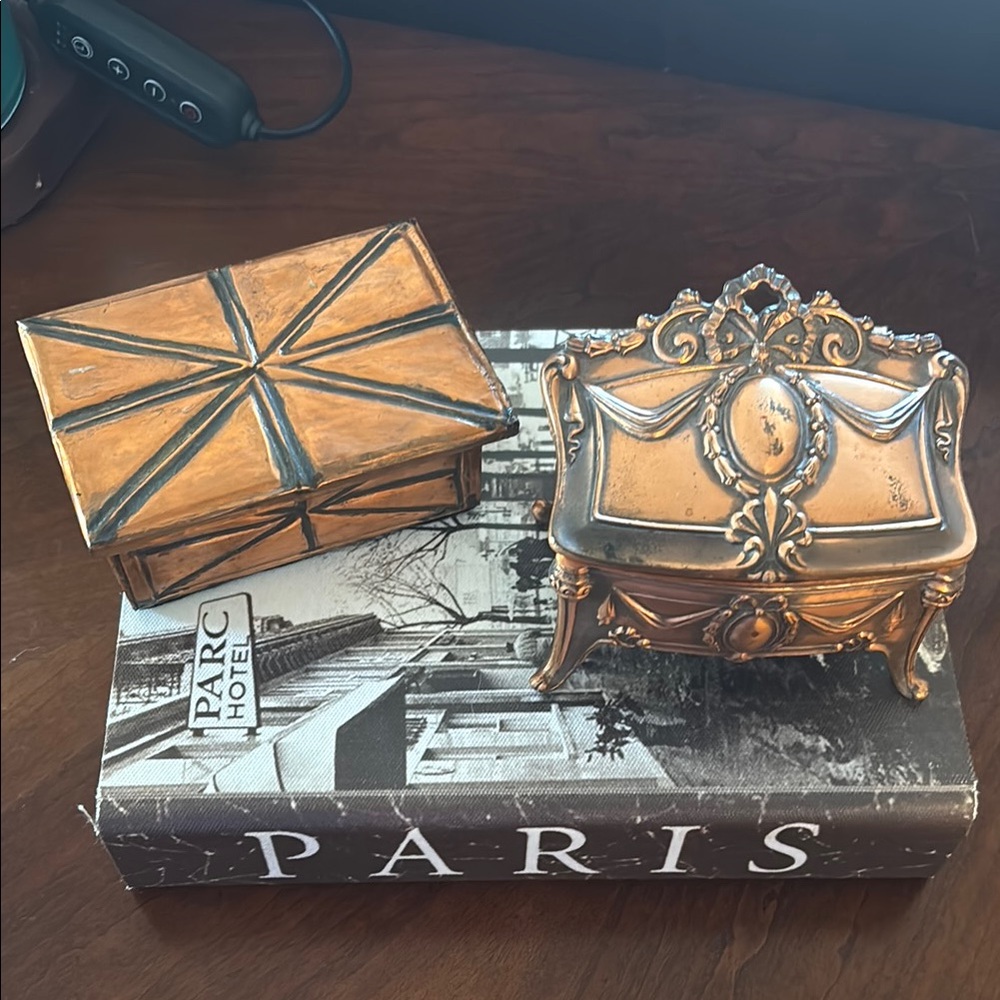 Elegant Bronze Decorative Boxes